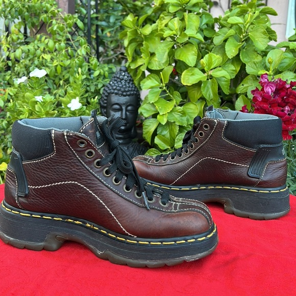 🏴󠁧󠁢󠁥󠁮󠁧󠁿 Dr. Martens England Split Toe Chunky Ankle / Hiking Boots UK 6 - Picture 5 of 16